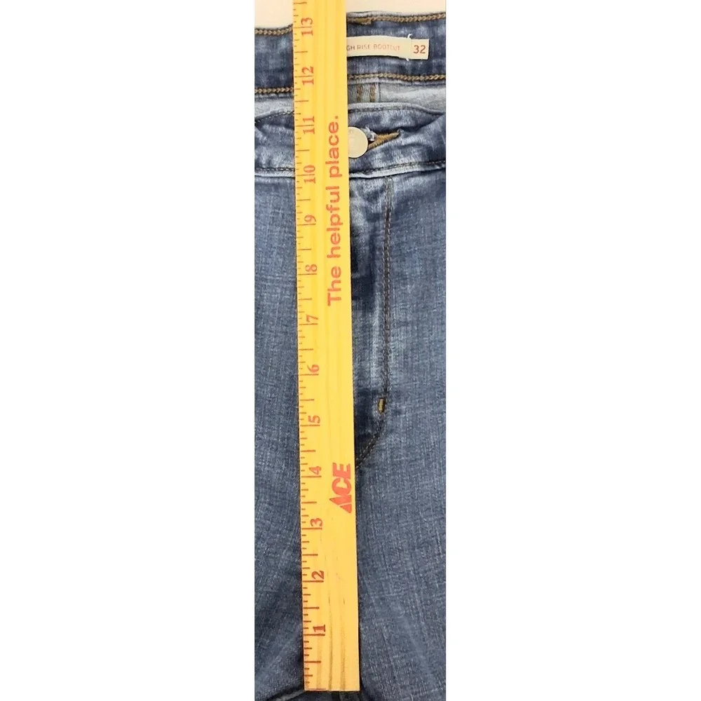 Levi's 725 Jeans Women's Size 32 High-Rise Bootcut Med Wash Pockets Preowned